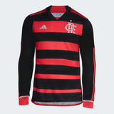 Camisa Flamengo I 24/25 Manga Longa - Torcedor Adidas