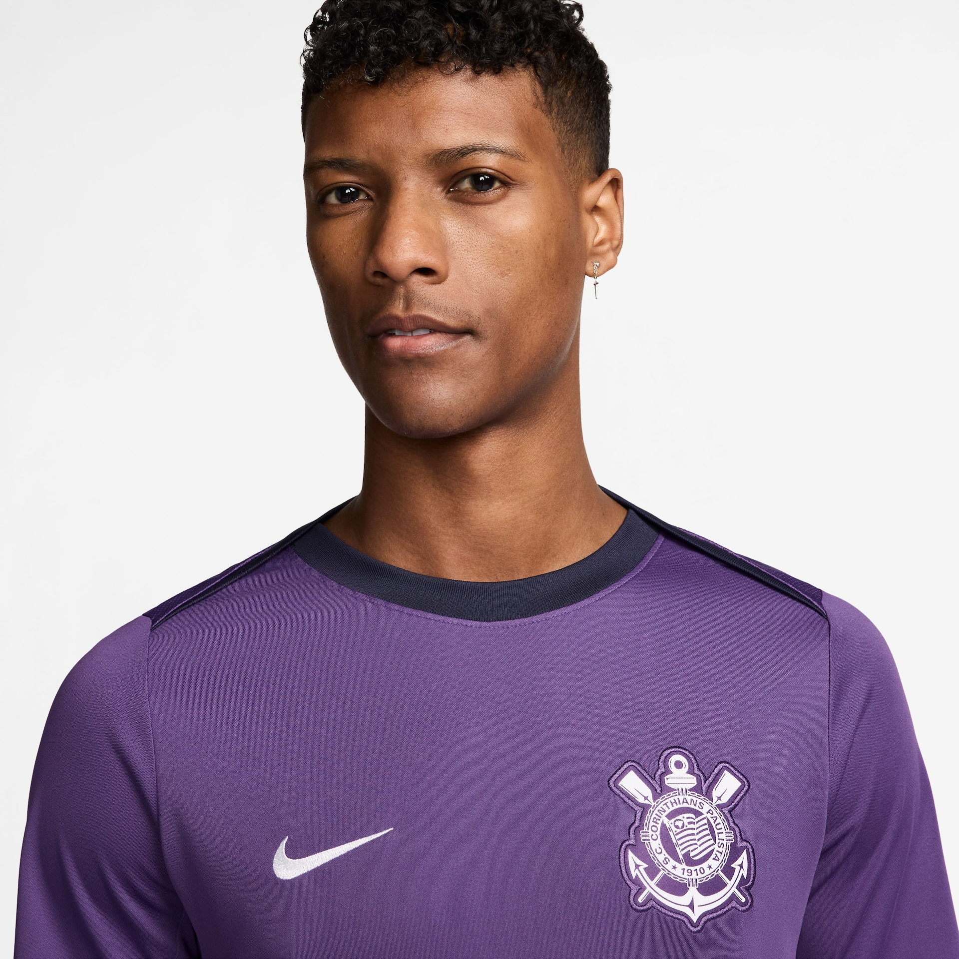 Camisa Corinthians Treino 25/26 - Torcedor Nike