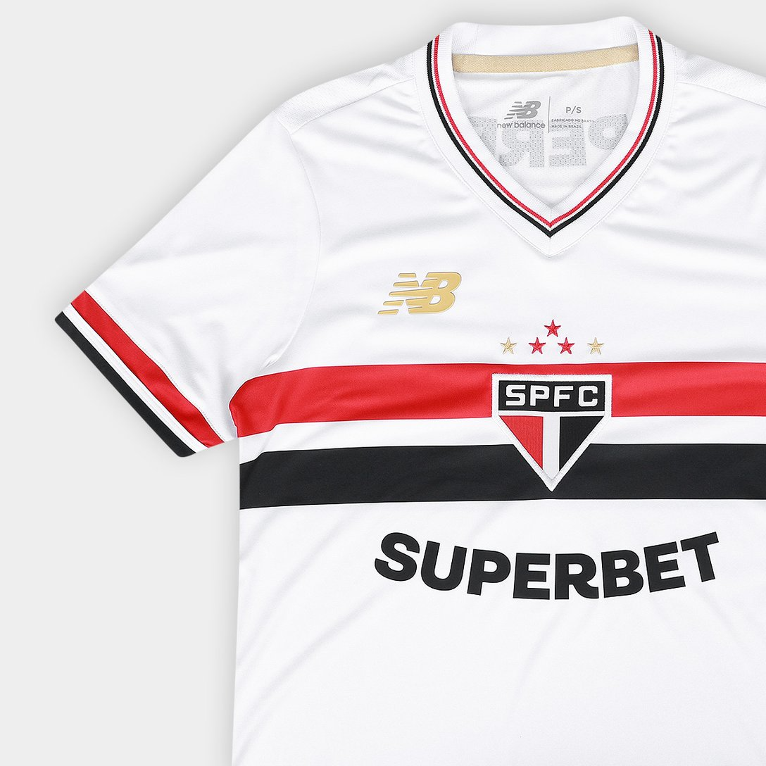 Camisa São Paulo FC I 25/26 - Torcedor New Balance Feminina