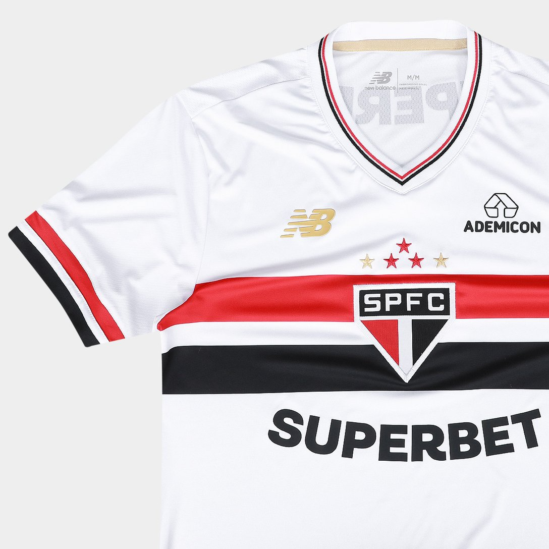 Camisa São Paulo FC I 25/26 - Torcedor New Balance