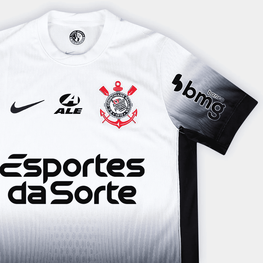 Camisa Corinthians I 24/25 - Jogador Nike Com Patrocínios