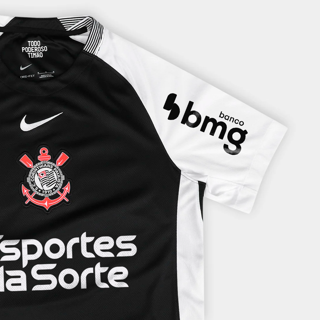 Camisa Corinthians II 25/26 - Torcedor Nike Com Patrocínios