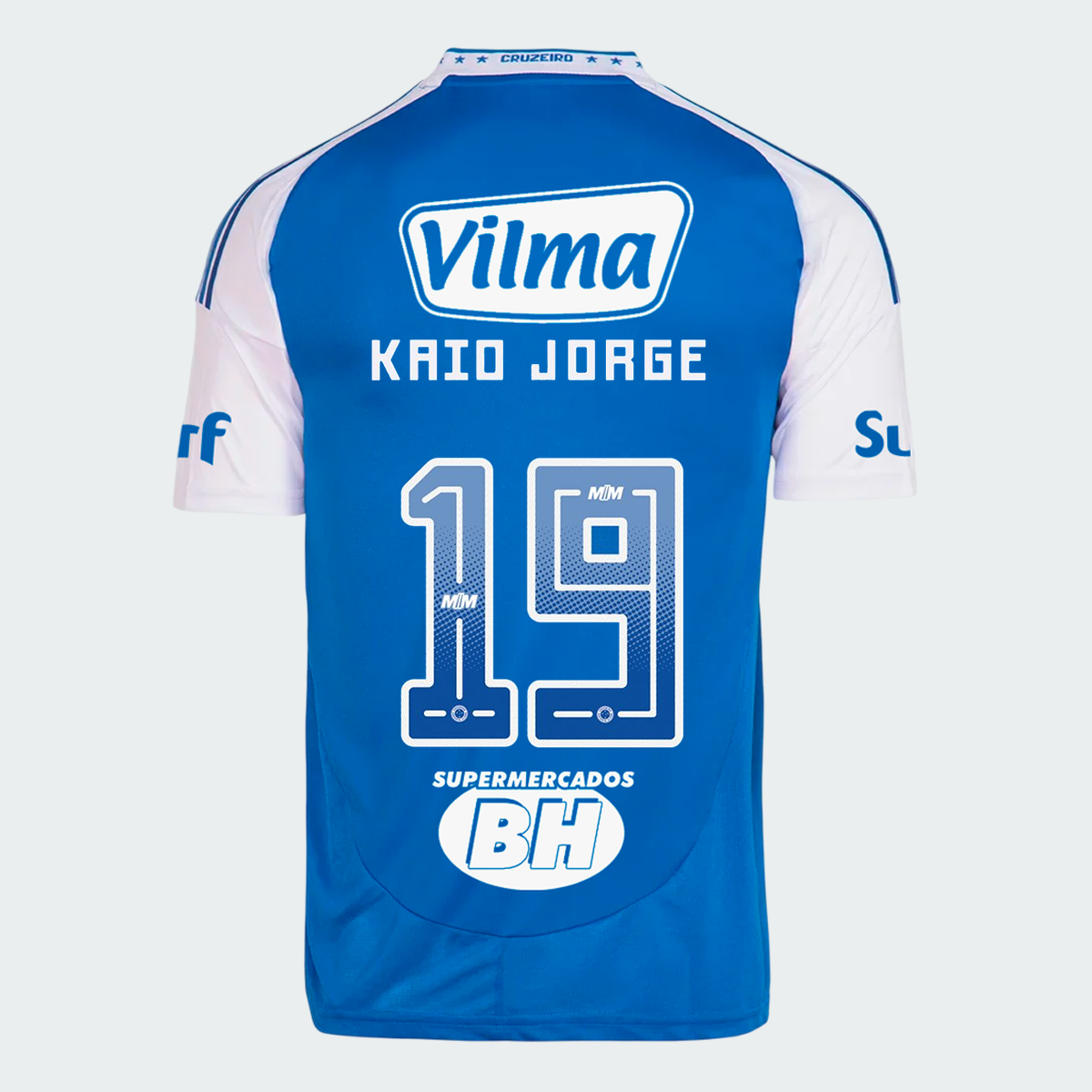 Camisa Cruzeiro I 25/26 - Kaio Jorge Nº 19 - Torcedor Adidas
