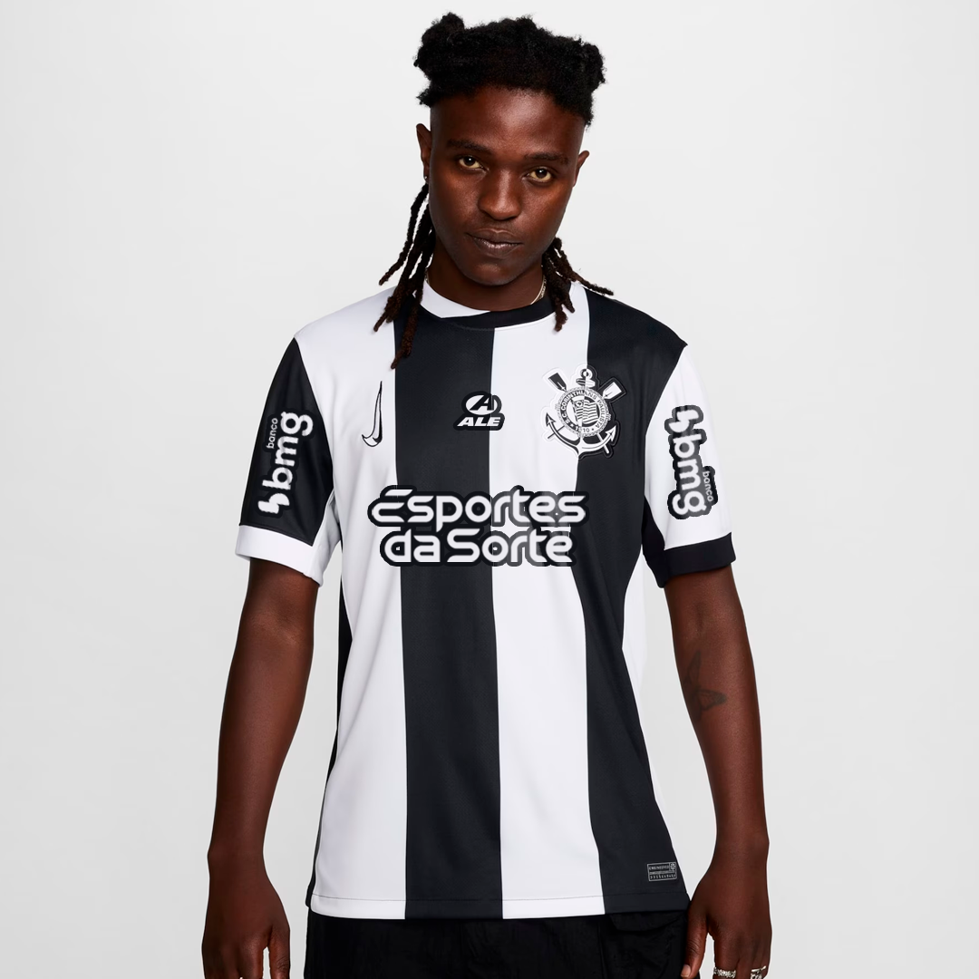 Camisa Corinthians III 24/25 - Torcedor Nike Com Patrocínios