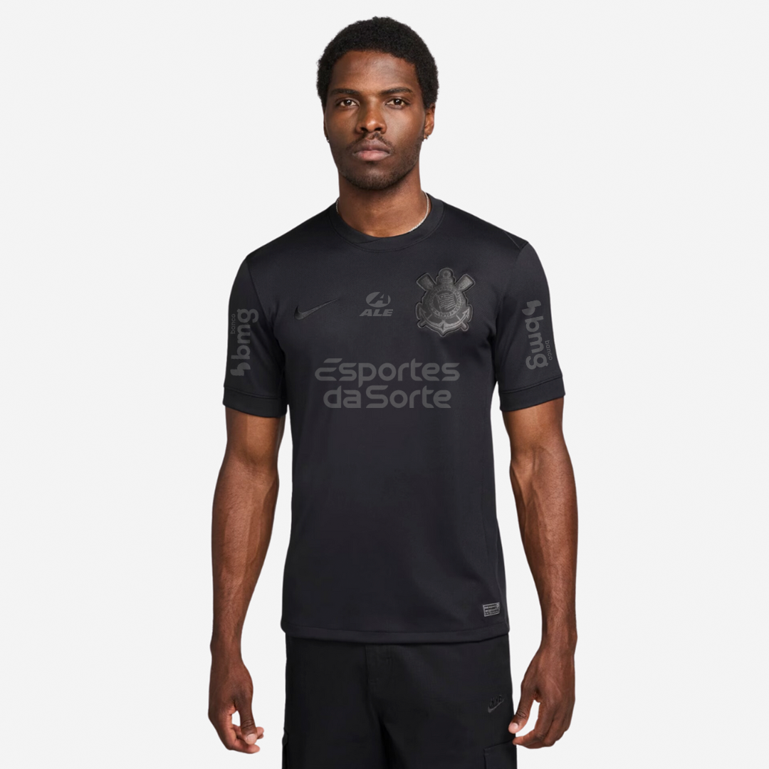 Camisa Corinthians II 24/25 - Torcedor Nike Com Patrocínios