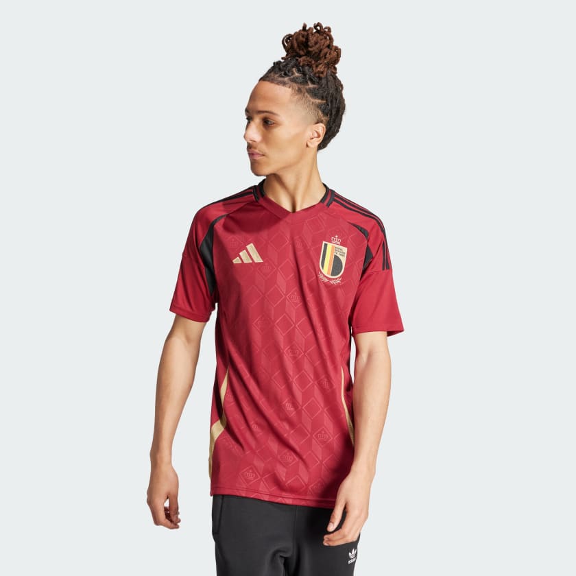 Camisa Bélgica I 24/26 - Torcedor Adidas