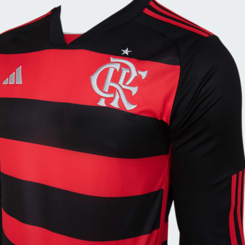 Camisa Flamengo I 24/25 Manga Longa - Torcedor Adidas