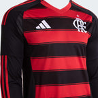 Camisa Flamengo I 25/26 Manga Longa - Torcedor Adidas