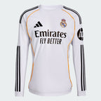 Camisa Real Madrid I 25/26 Manga Longa - Torcedor Adidas