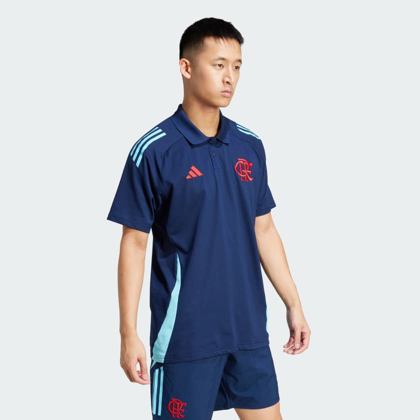 Camisa Polo Flamengo Comissão 24/25 - Adidas