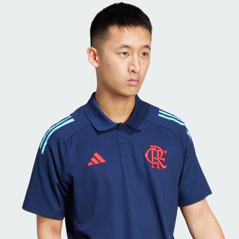 Camisa Polo Flamengo Comissão 24/25 - Adidas