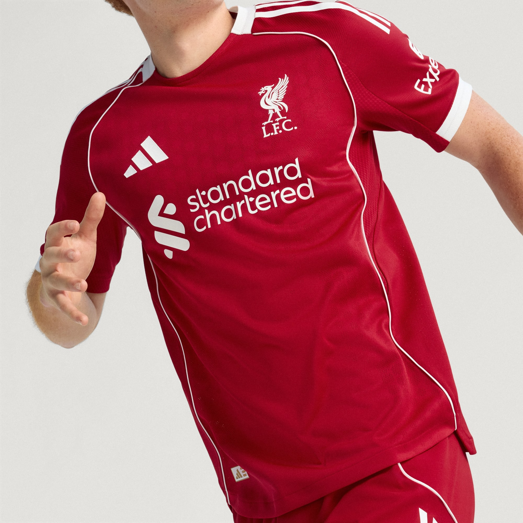 Camisa Liverpool I 25/26 - Jogador Adidas