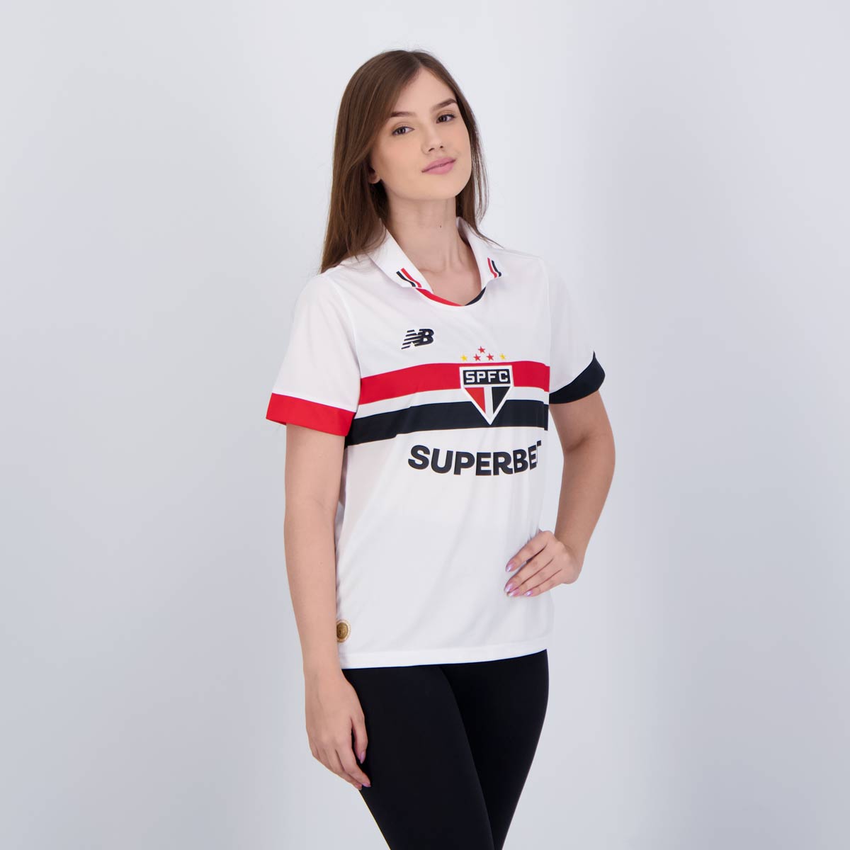 Camisa São Paulo FC I 24/25 - Torcedor New Balance Feminina