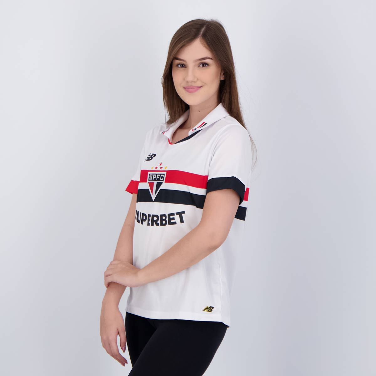 Camisa São Paulo FC I 24/25 - Torcedor New Balance Feminina