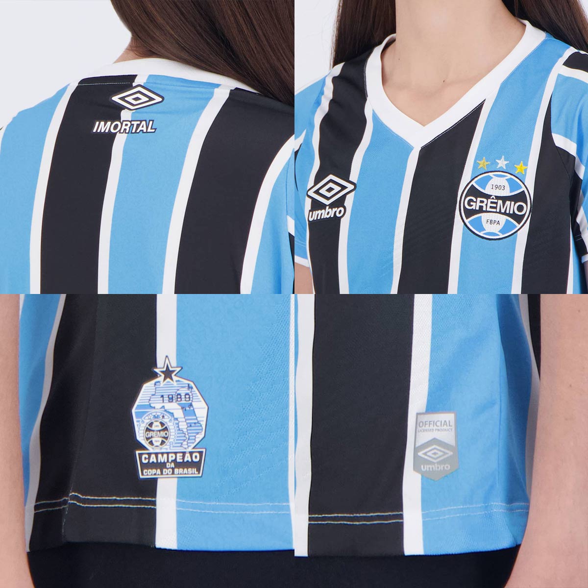 Camisa Grêmio I 24/25 - Torcedor Umbro Feminina