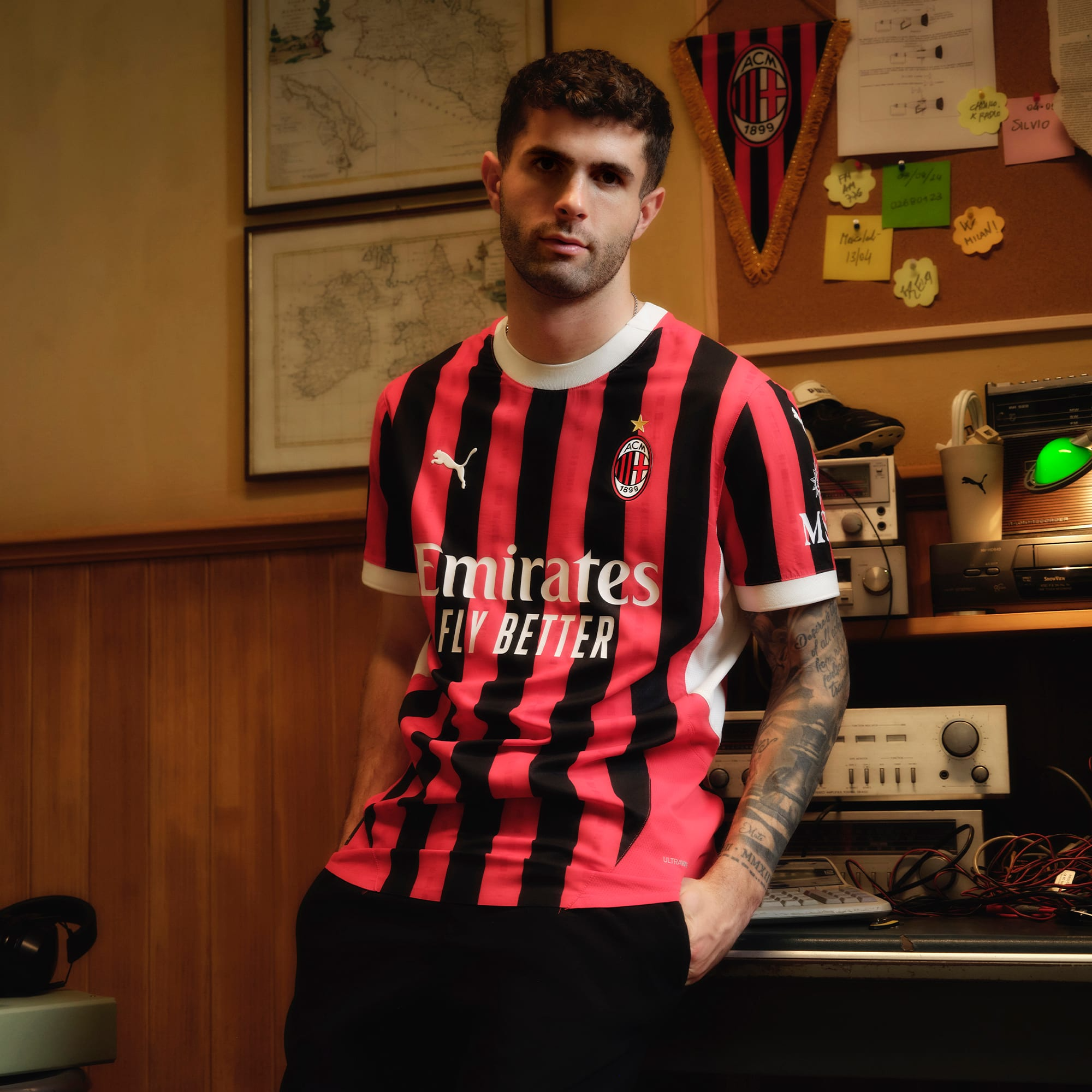 Camisa AC Milan I 24/25 - Torcedor Puma