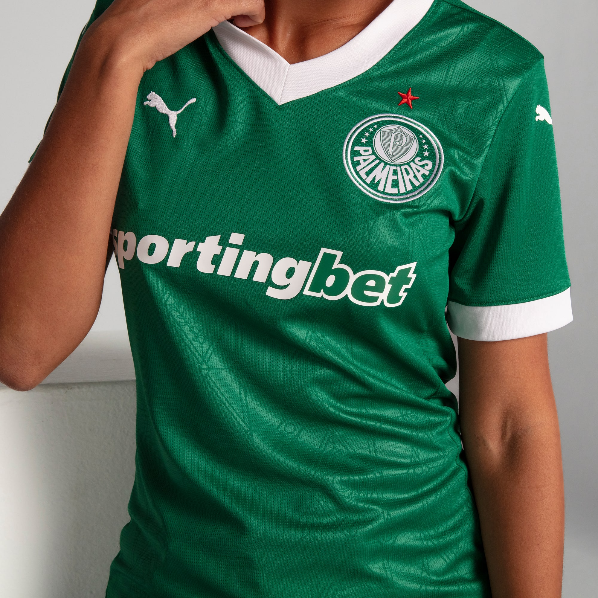 Camisa Palmeiras I 25/26 - Torcedor Puma Feminina