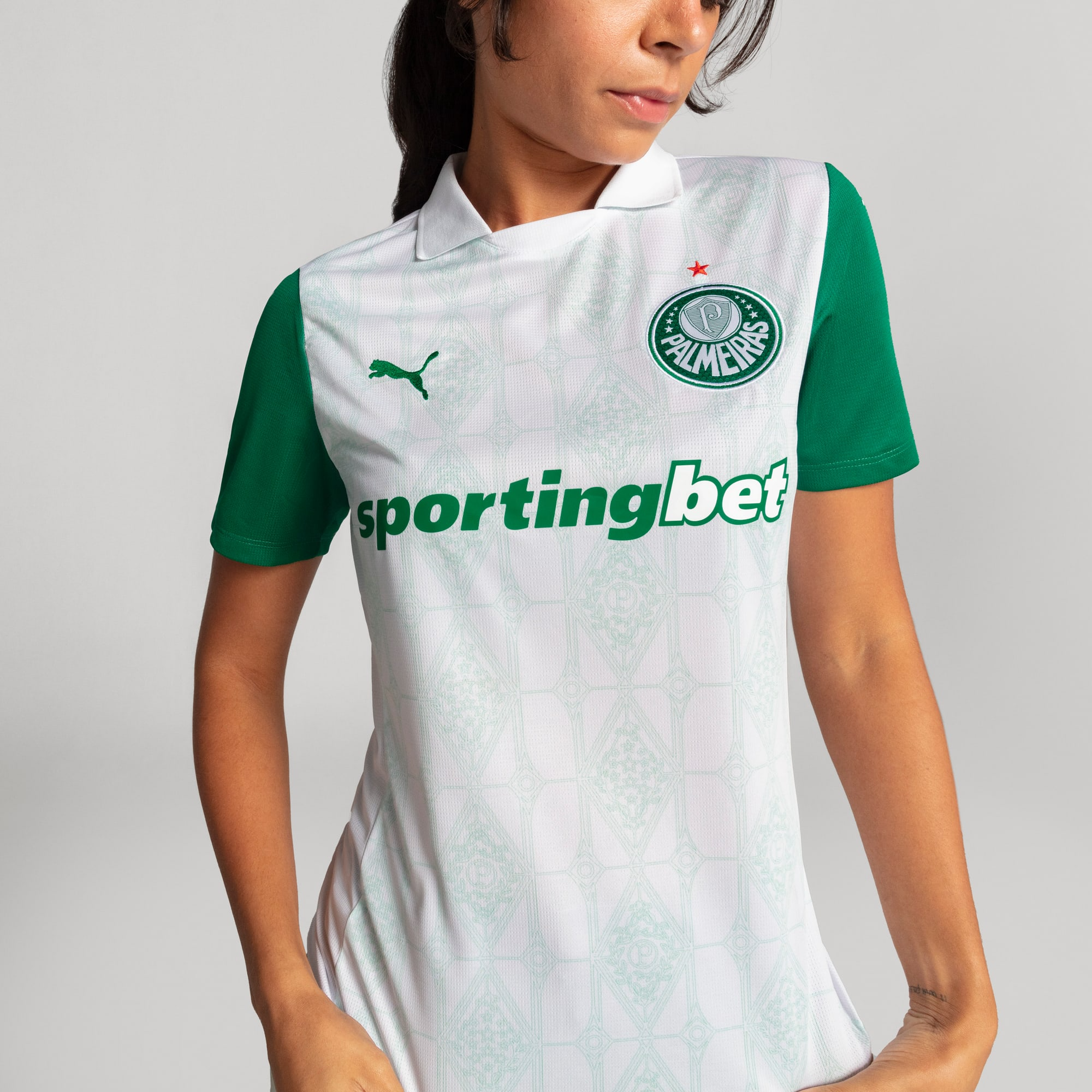 Camisa Palmeiras II 25/26 - Torcedor Puma Feminina