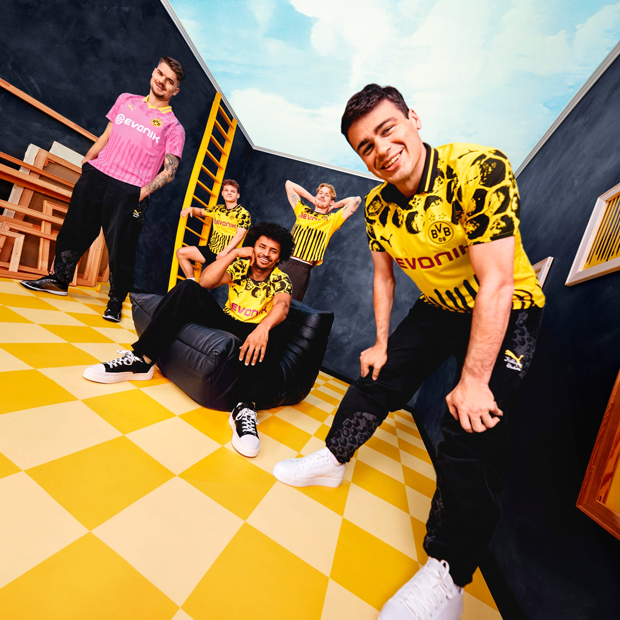 Camisa Borussia Dortmund x KidSuper 25/26 - Torcedor Puma